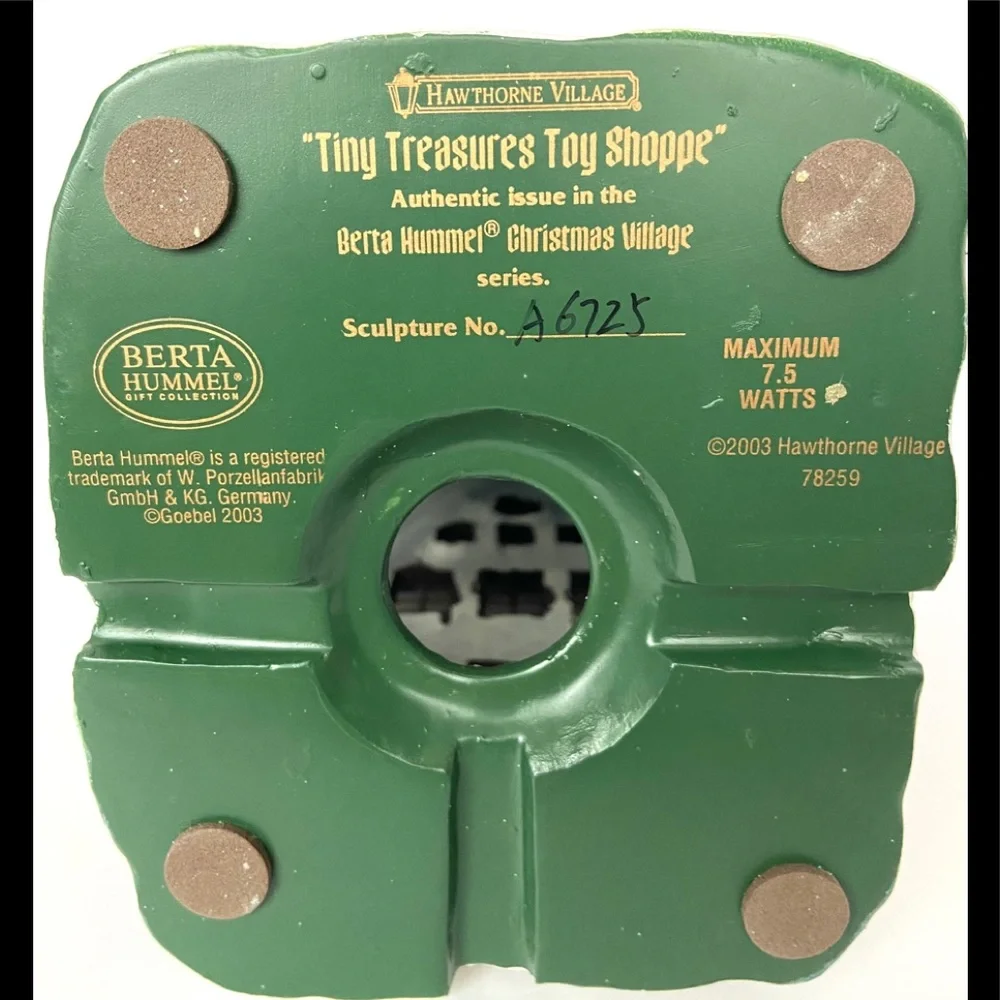 HAWTHORNE VILLAGE “RARE”-  TINY TREASURES TOY SHOPPE - Picture 6 of 11